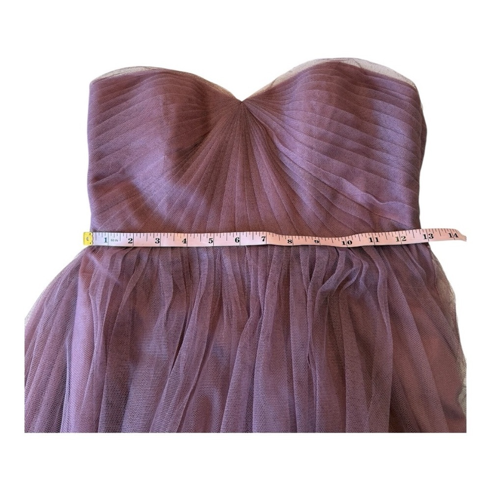 Jenny Yoo Annabelle Convertible Tulle Gown Cherry Blossom Maxi Dress Size 4 - Picture 9 of 15